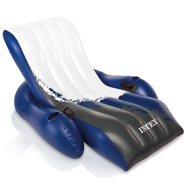 intex lounge floating recliner